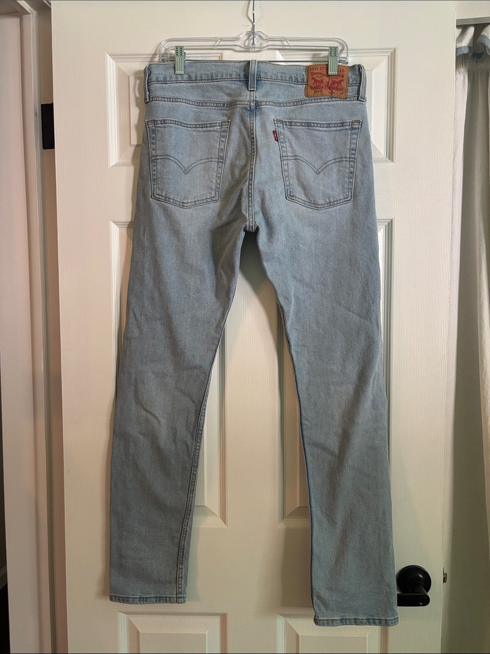 Levi's Men's 510 31/32 Light Wash Straight-Leg Jeans